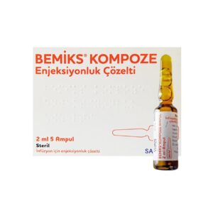 Vitamin B Complex (Bemiks Kompoze) 2ml x 5 Ampoules